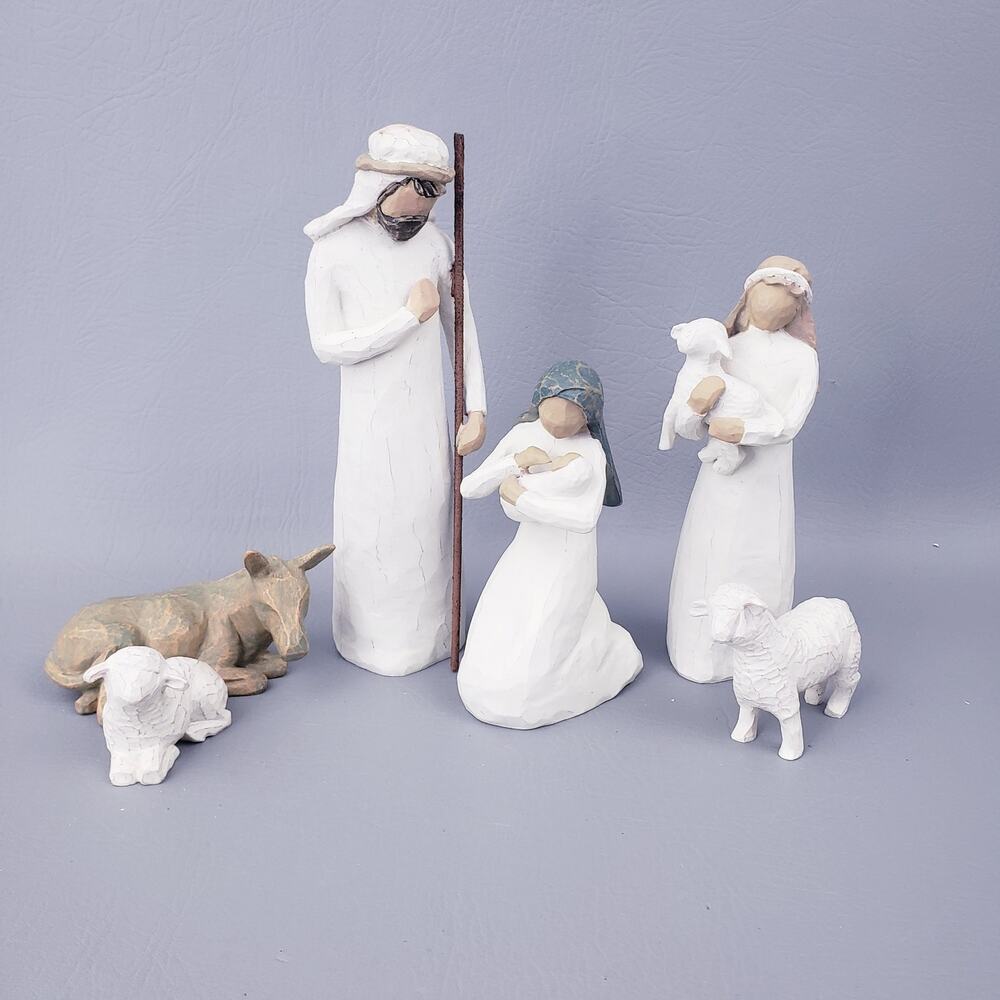 DEMDACO Willow Tree #26005 Nativity Hand Painted Sculpted Figures Christmas